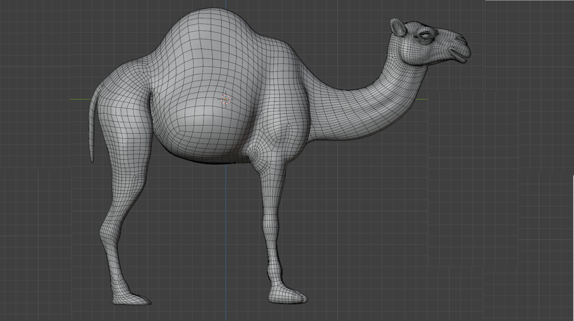High-Quality 3D Camel Model Low-poly 3D model_16