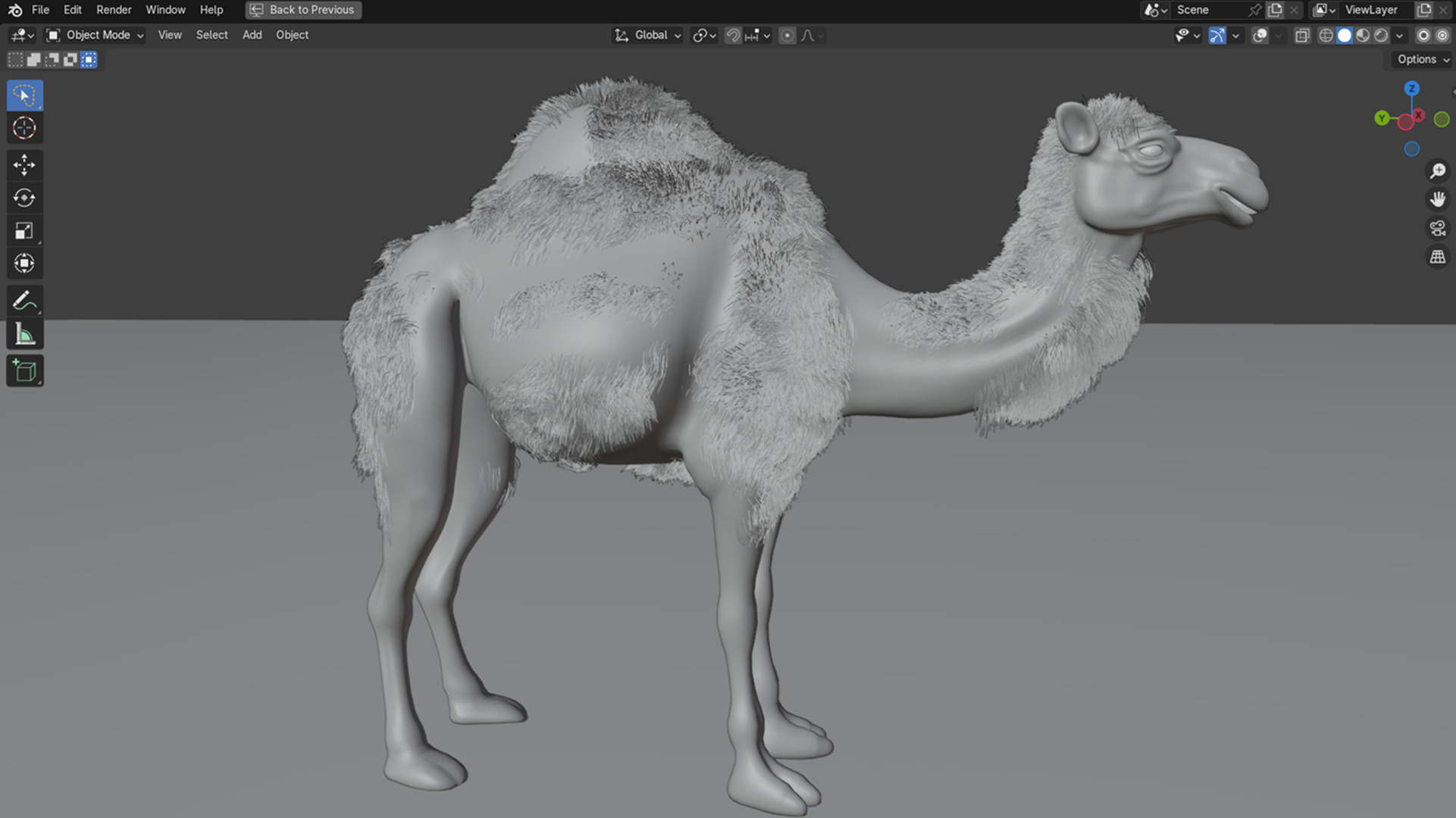 High-Quality 3D Camel Model Low-poly 3D model_15