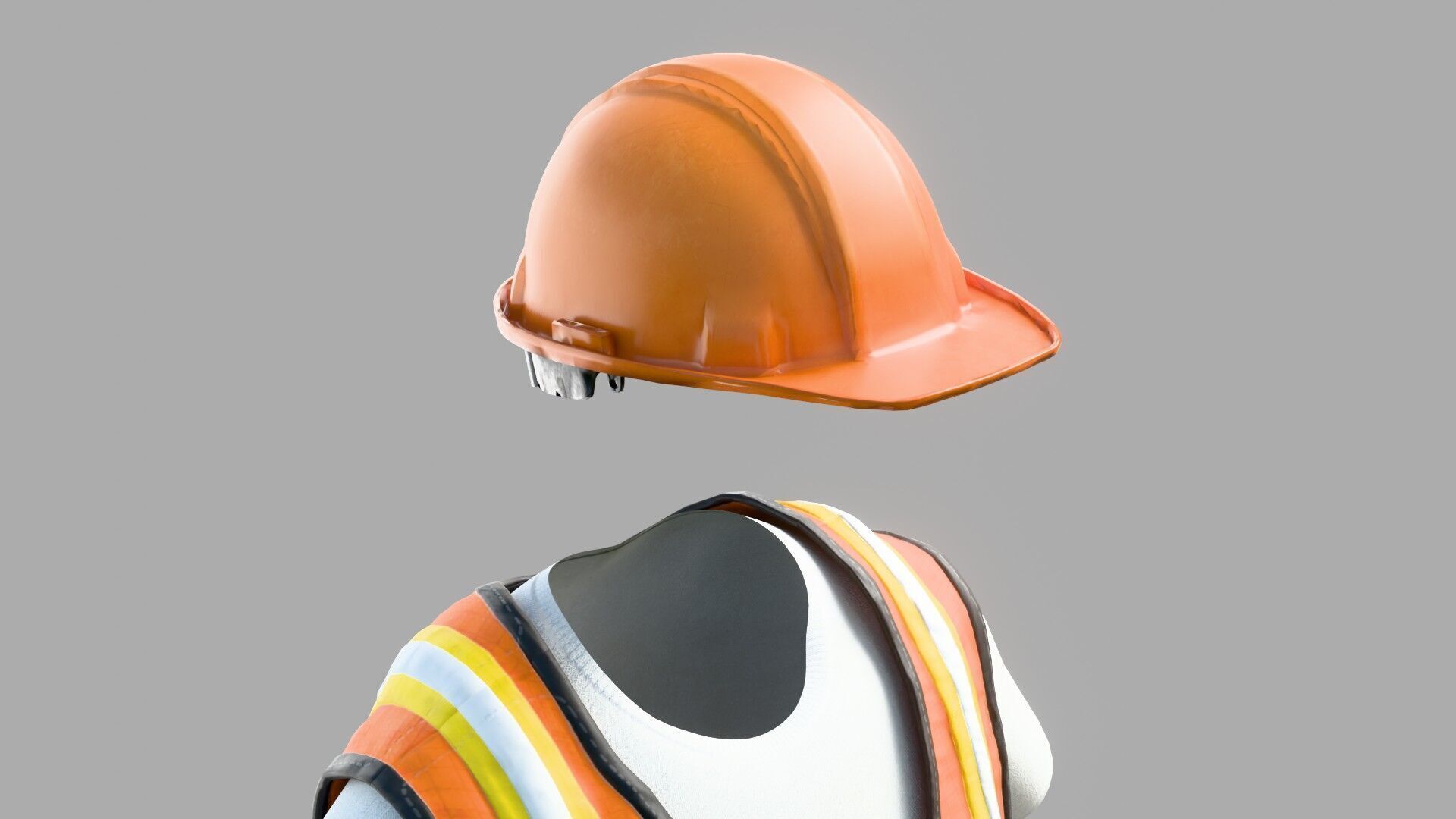 Construction Worker Outfit 1 3D model_8