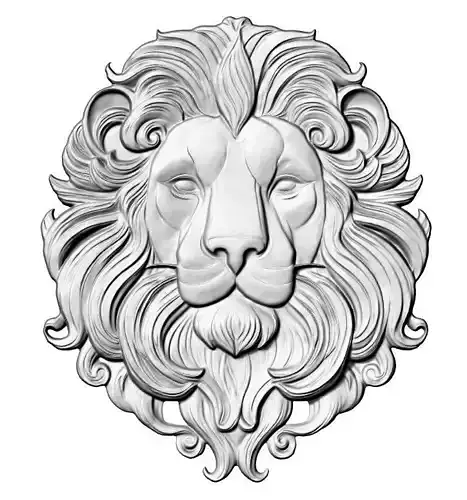 Lion head cabeza de leon