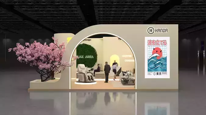 EXHIBITION 9M X 9M BOOTH HOME LIVING CONCEPT