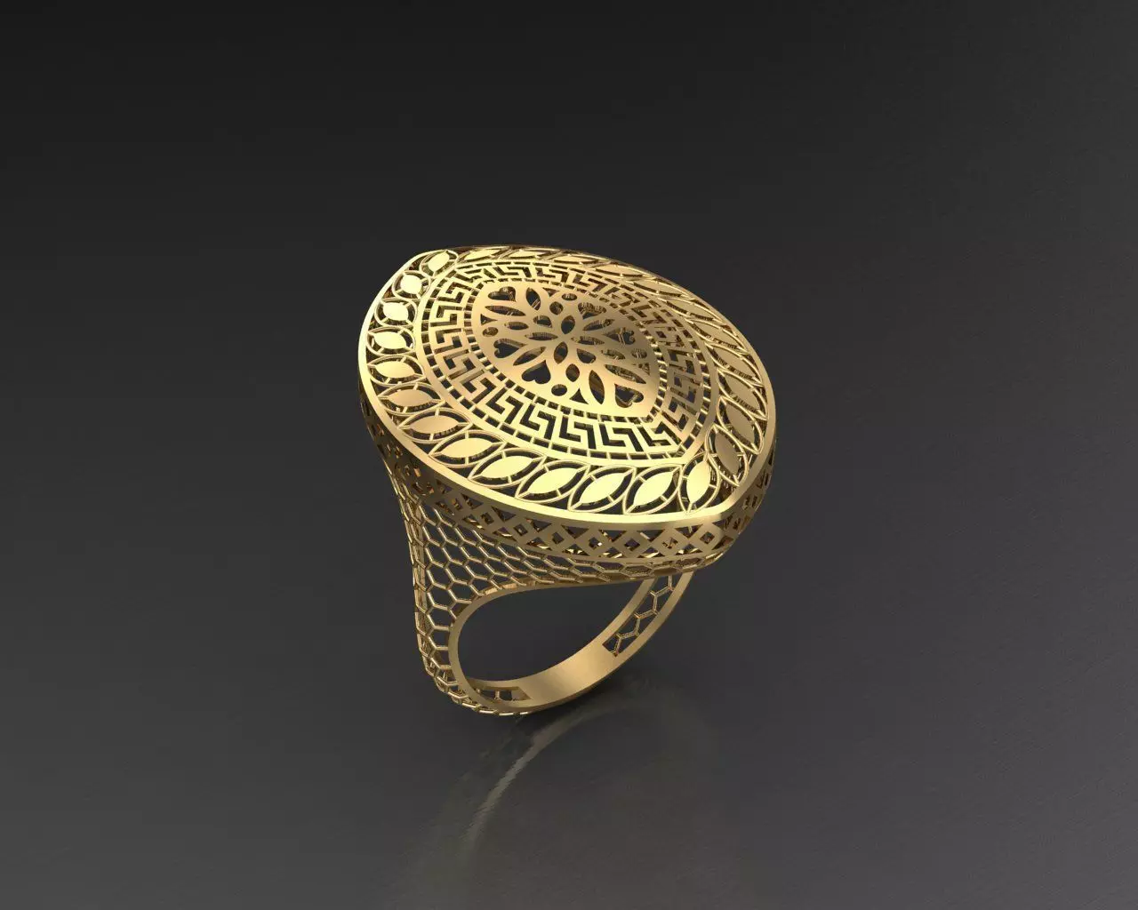 Fusion Ring 05 3D print model_0