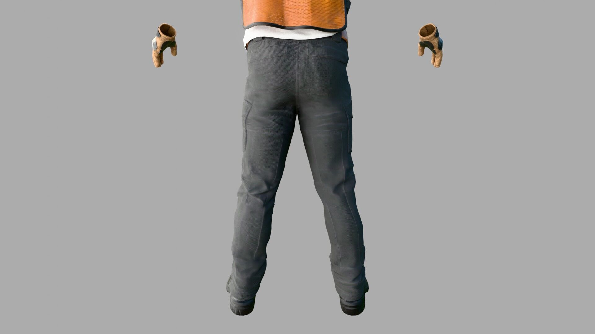Construction Worker Outfit 2 3D model_11