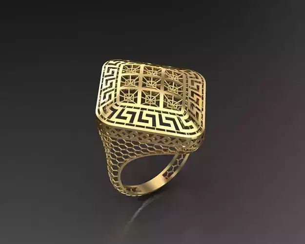 Fusion Ring 06 3D print model