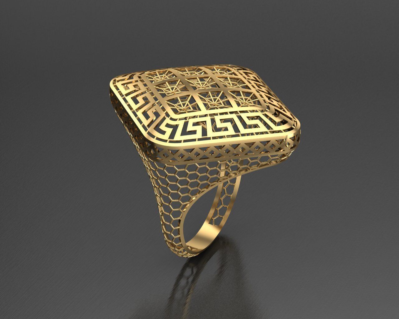 Fusion Ring 06 3D print model_2