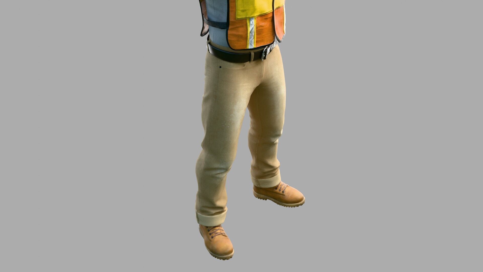 Construction Worker Outfit 3 3D model_7