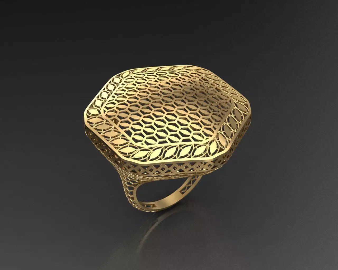 Fusion Ring 07 3D print model