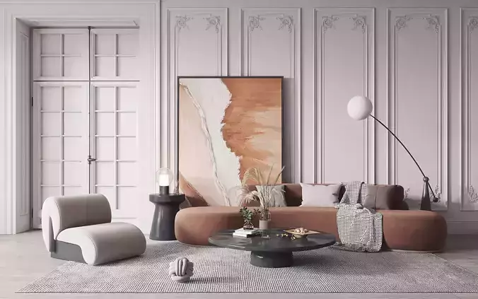 House sofa background hall House sofa background