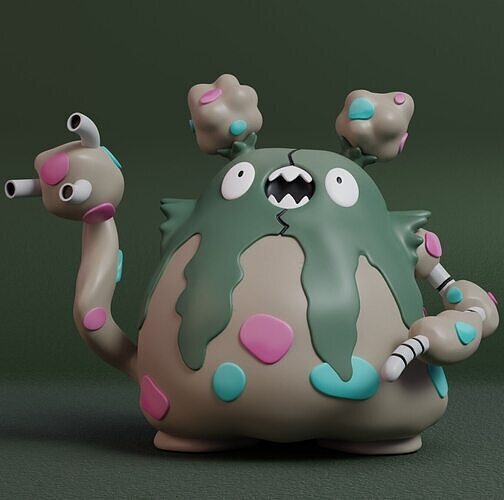 Pokemon - Garbodor  3D print model