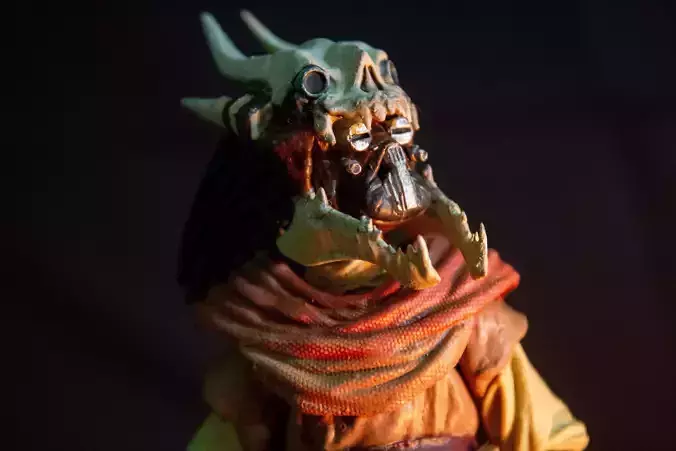 Tusken Raider Shaman Action Figure Head