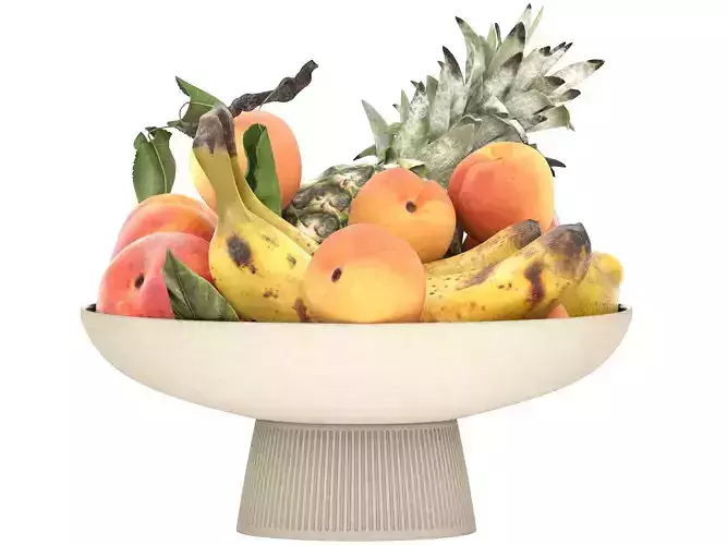 bowl of tropical fruits 08
