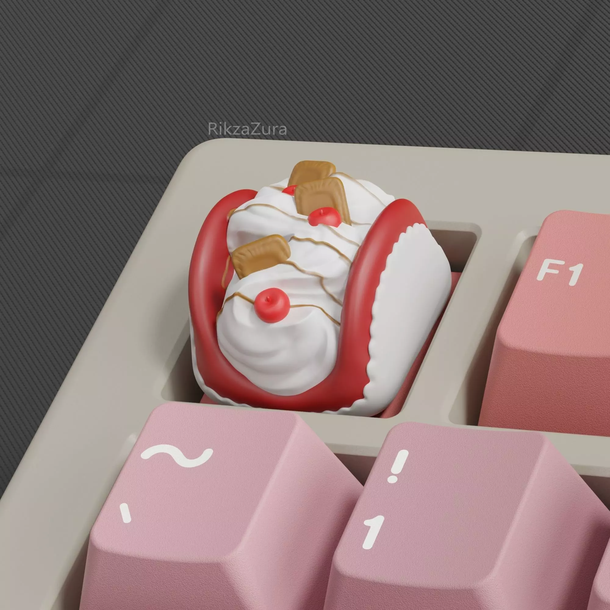 CREAM SANDWICH KEYCAPS - MECHANICAL KEYBOARD 3D print model_3