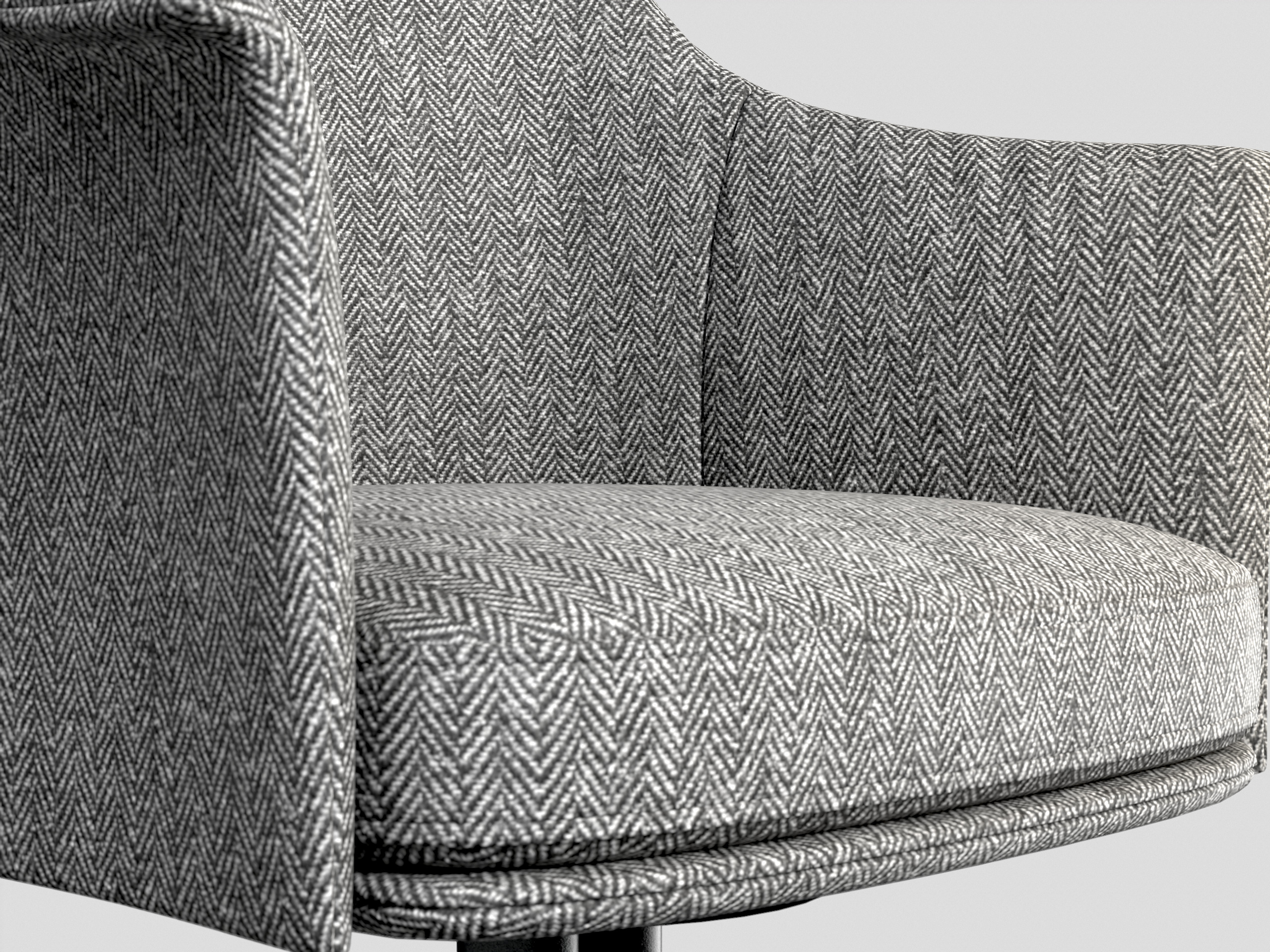 Stanford Bridge Chair Low-poly 3D model_20