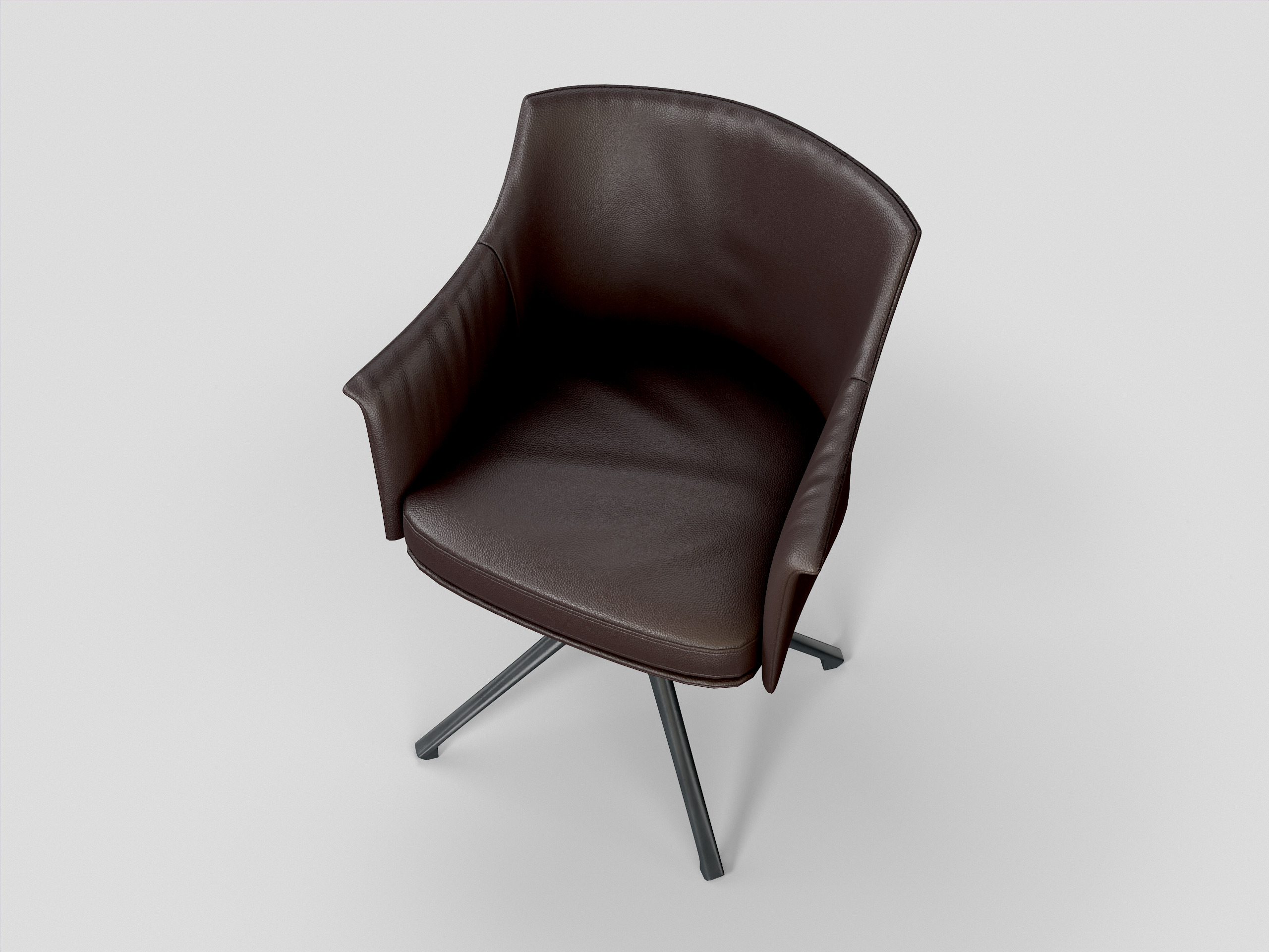 Stanford Bridge Chair Low-poly 3D model_4