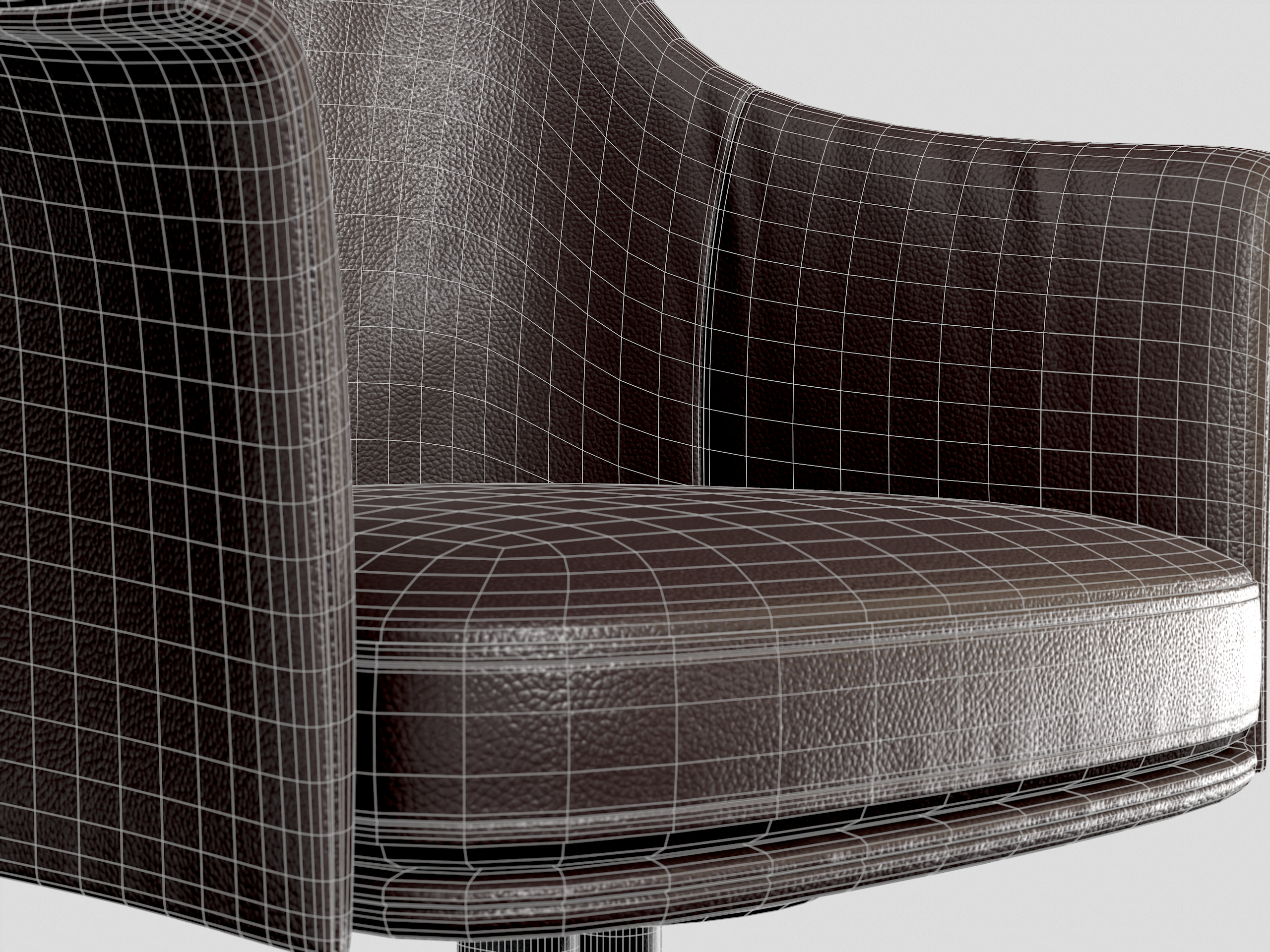 Stanford Bridge Chair Low-poly 3D model_25