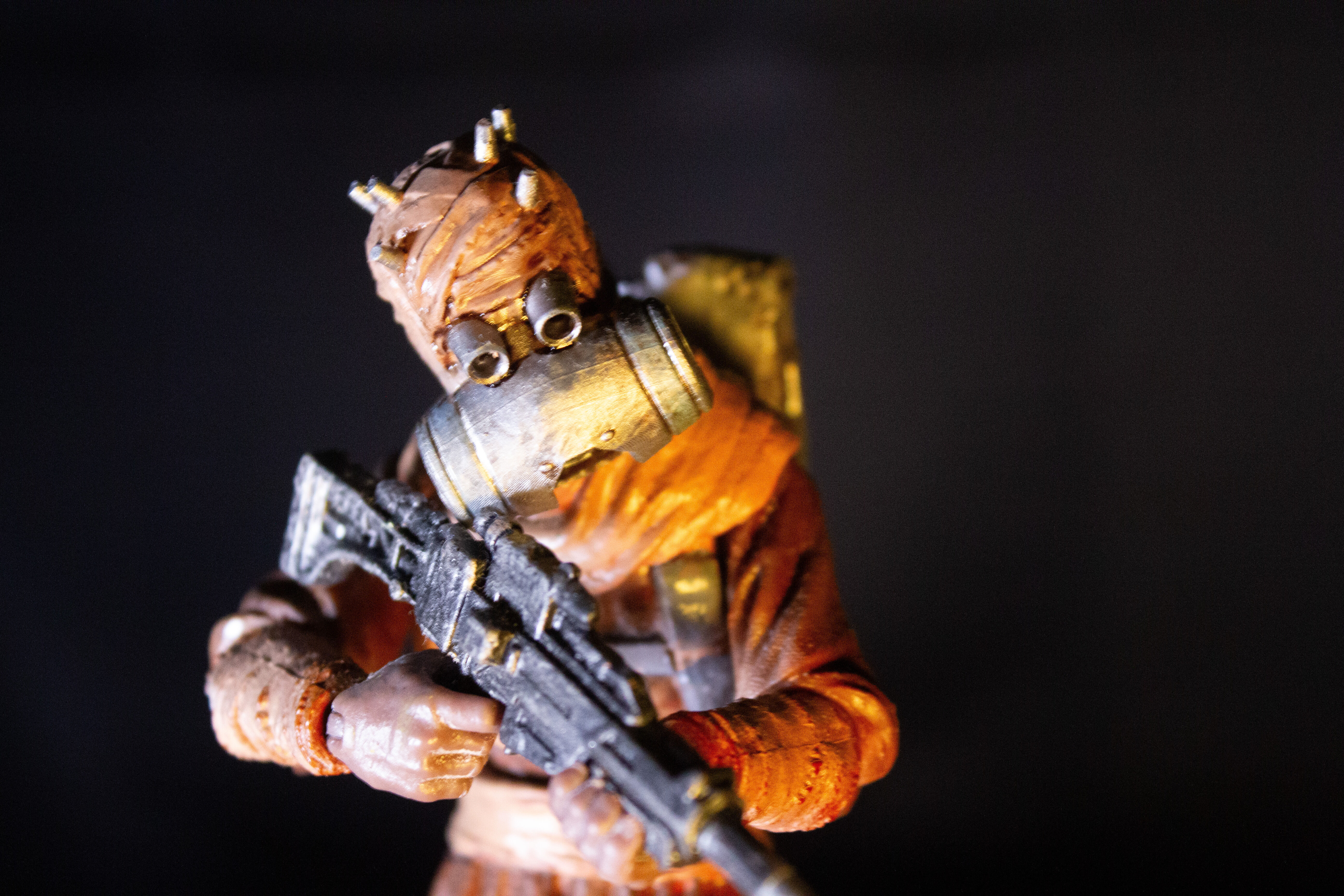 KOTOR Tusken Raider Chieftain Sand People Black Series kit 3D print model_4