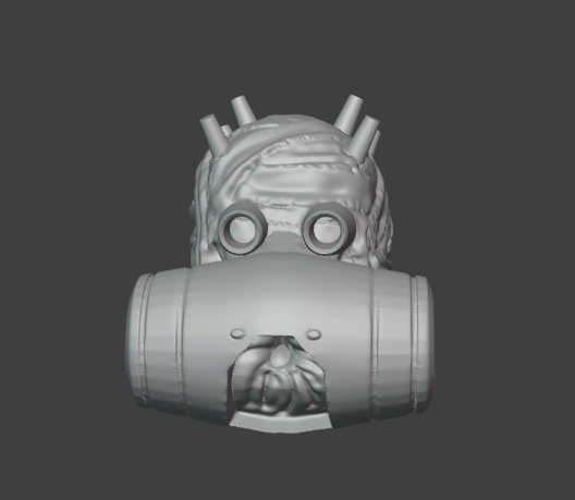 KOTOR Tusken Raider Chieftain Sand People Black Series kit 3D print model_2