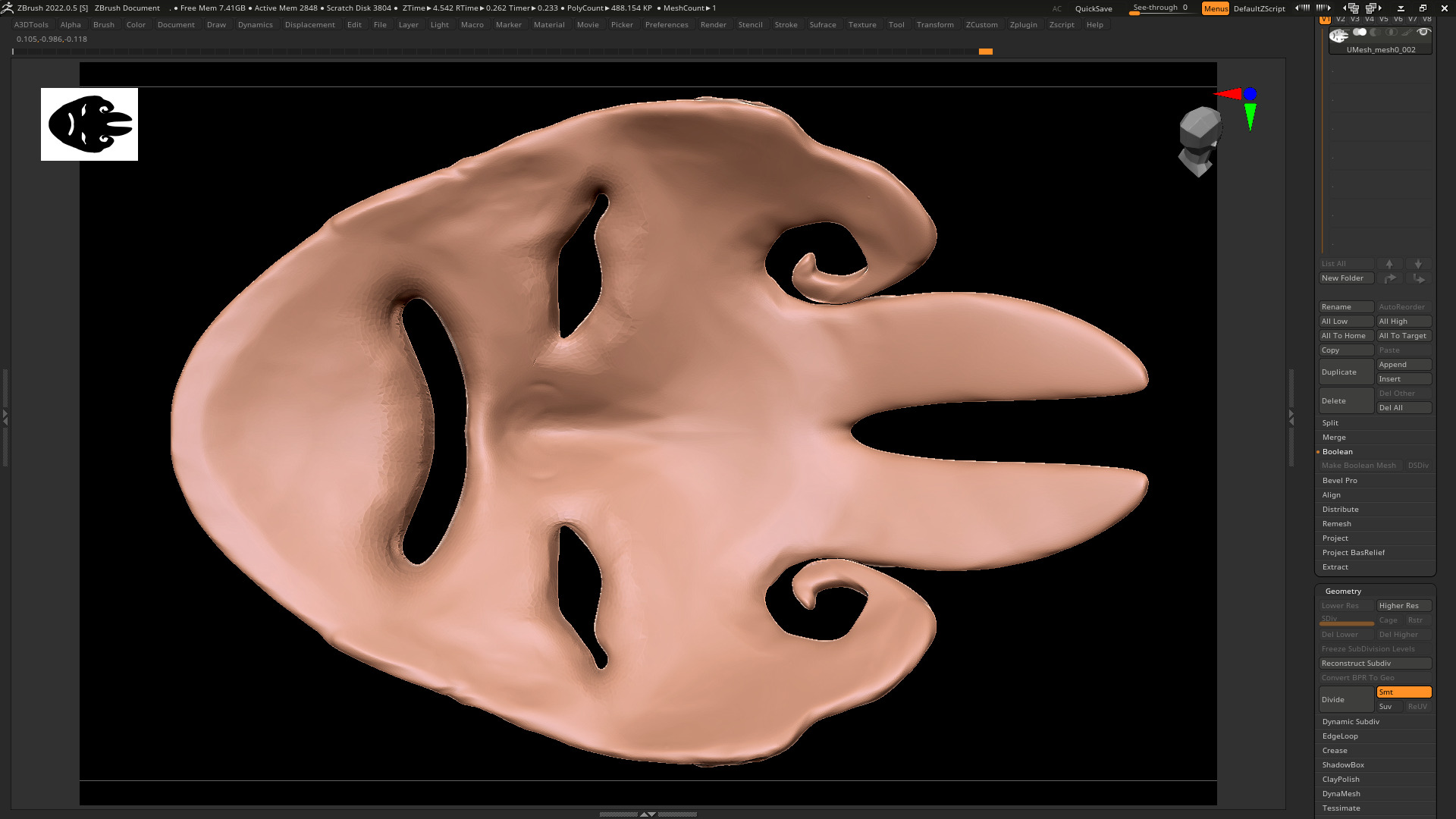 MASK OF THE MOTHER - DARK SOULS - WALL DISPLAY AND COSPLAY PROP 3D print model_4