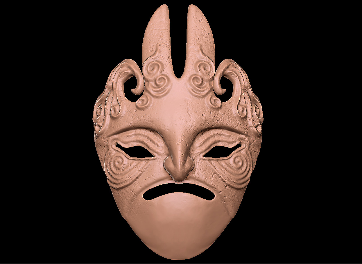 MASK OF THE MOTHER - DARK SOULS - WALL DISPLAY AND COSPLAY PROP 3D print model_9