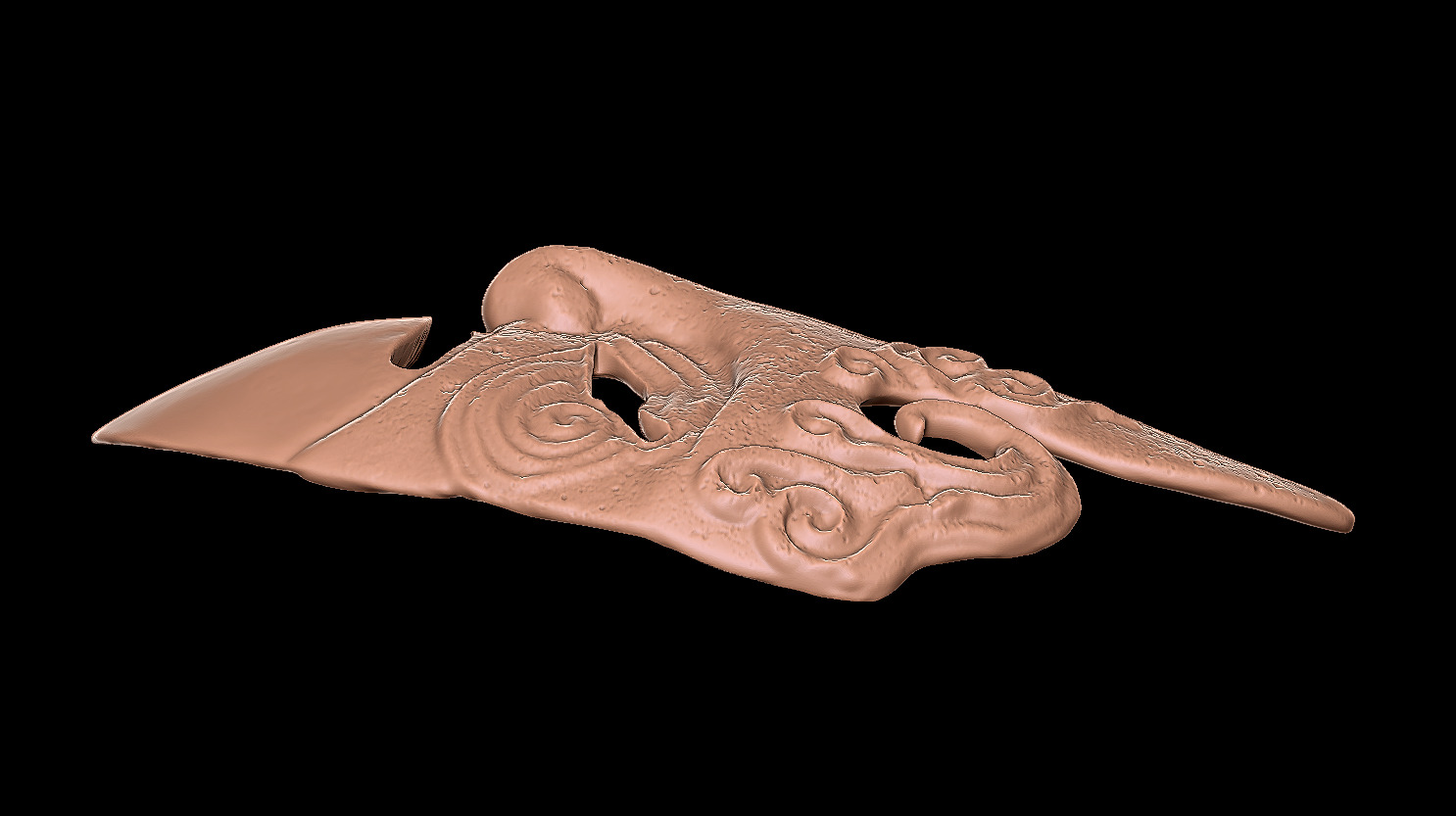 MASK OF THE MOTHER - DARK SOULS - WALL DISPLAY AND COSPLAY PROP 3D print model_5