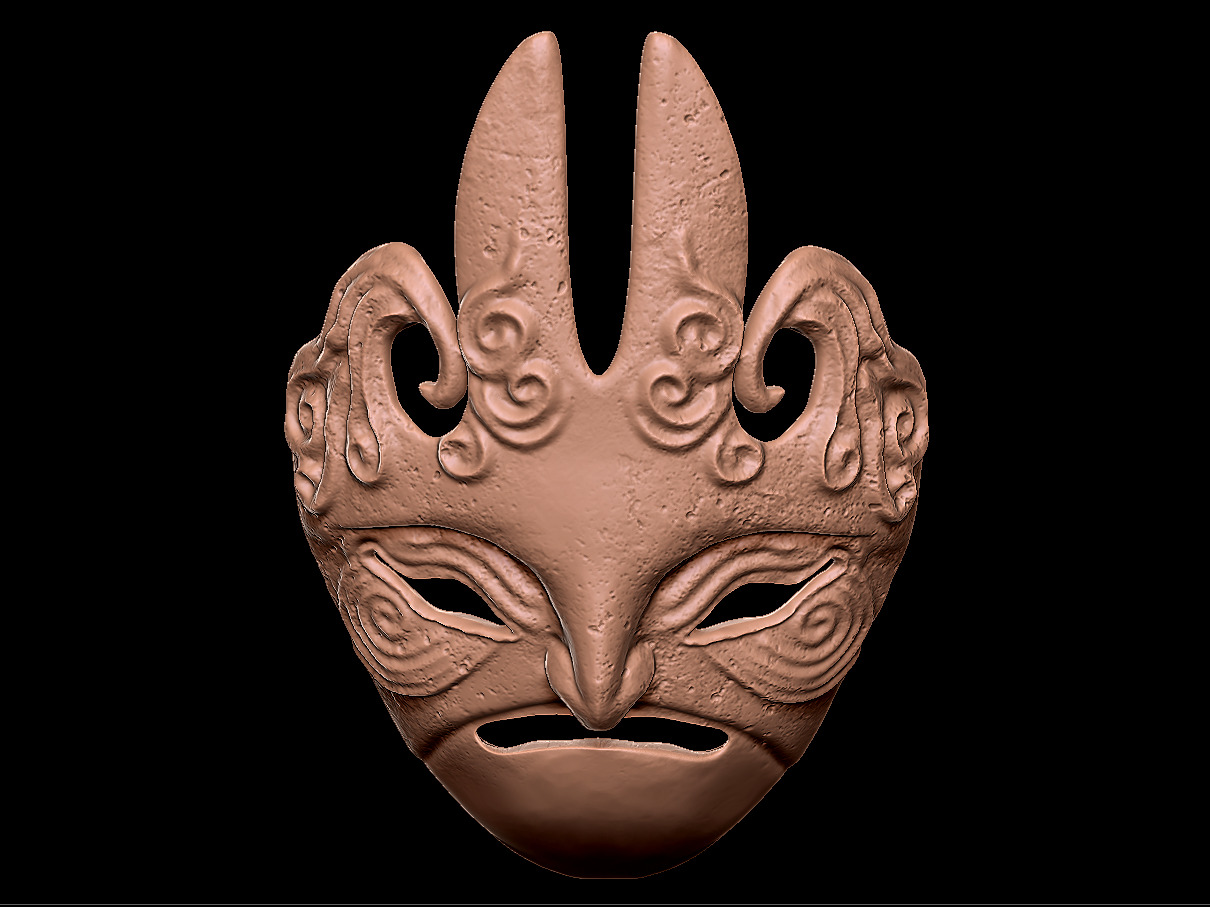 MASK OF THE MOTHER - DARK SOULS - WALL DISPLAY AND COSPLAY PROP 3D print model_1