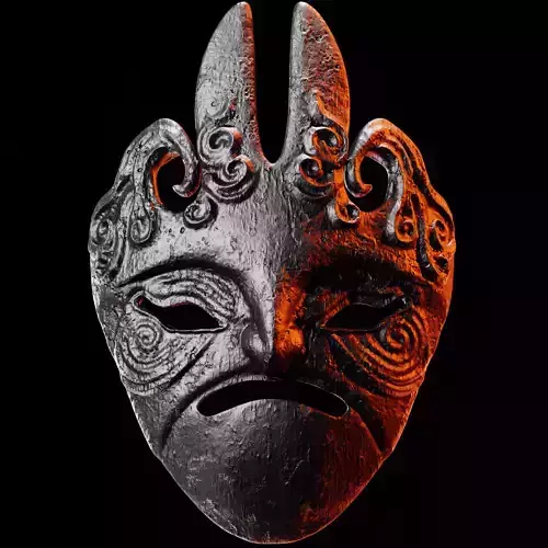 MASK OF THE MOTHER - DARK SOULS - WALL DISPLAY AND COSPLAY PROP 3D print model