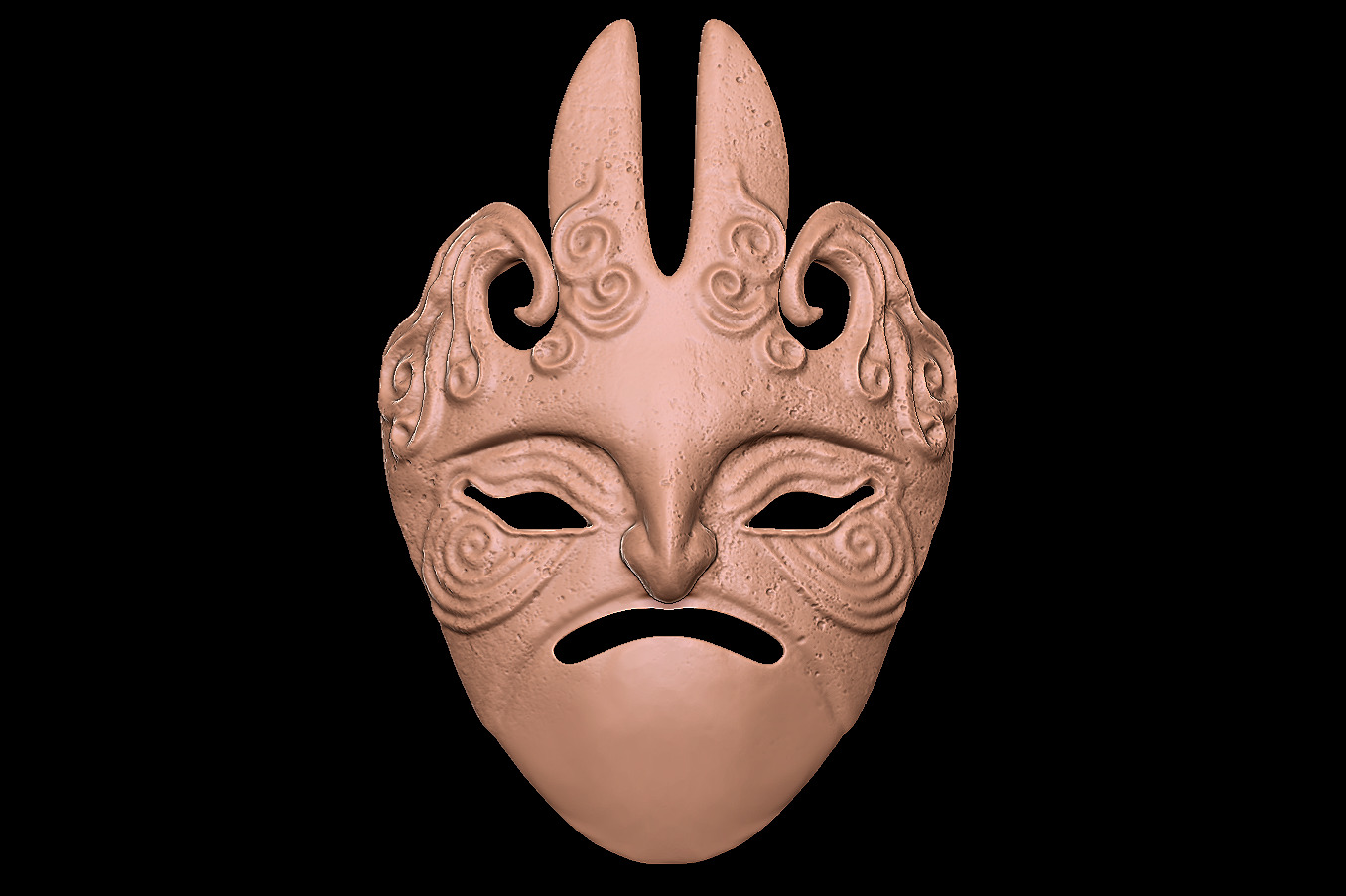 MASK OF THE MOTHER - DARK SOULS - WALL DISPLAY AND COSPLAY PROP 3D print model_3