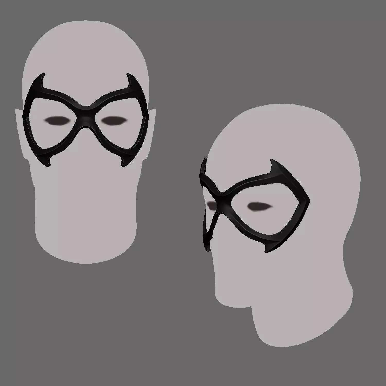 Black Cat mask 3D print model