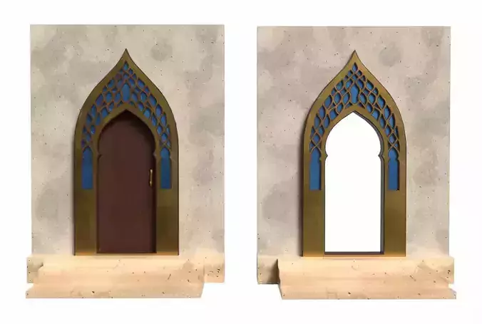 Mughal Inspired Door and Archway Set