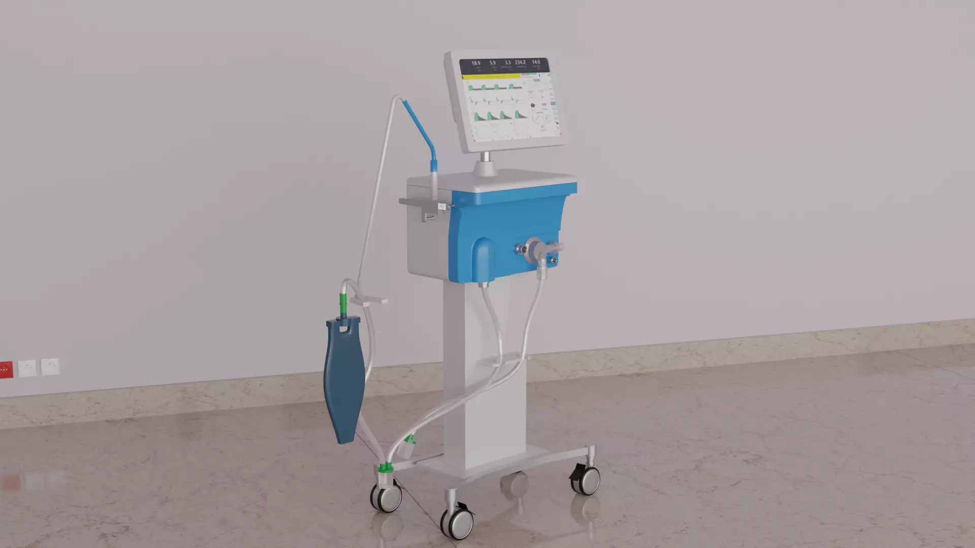 Ventilator Device  3D model_0