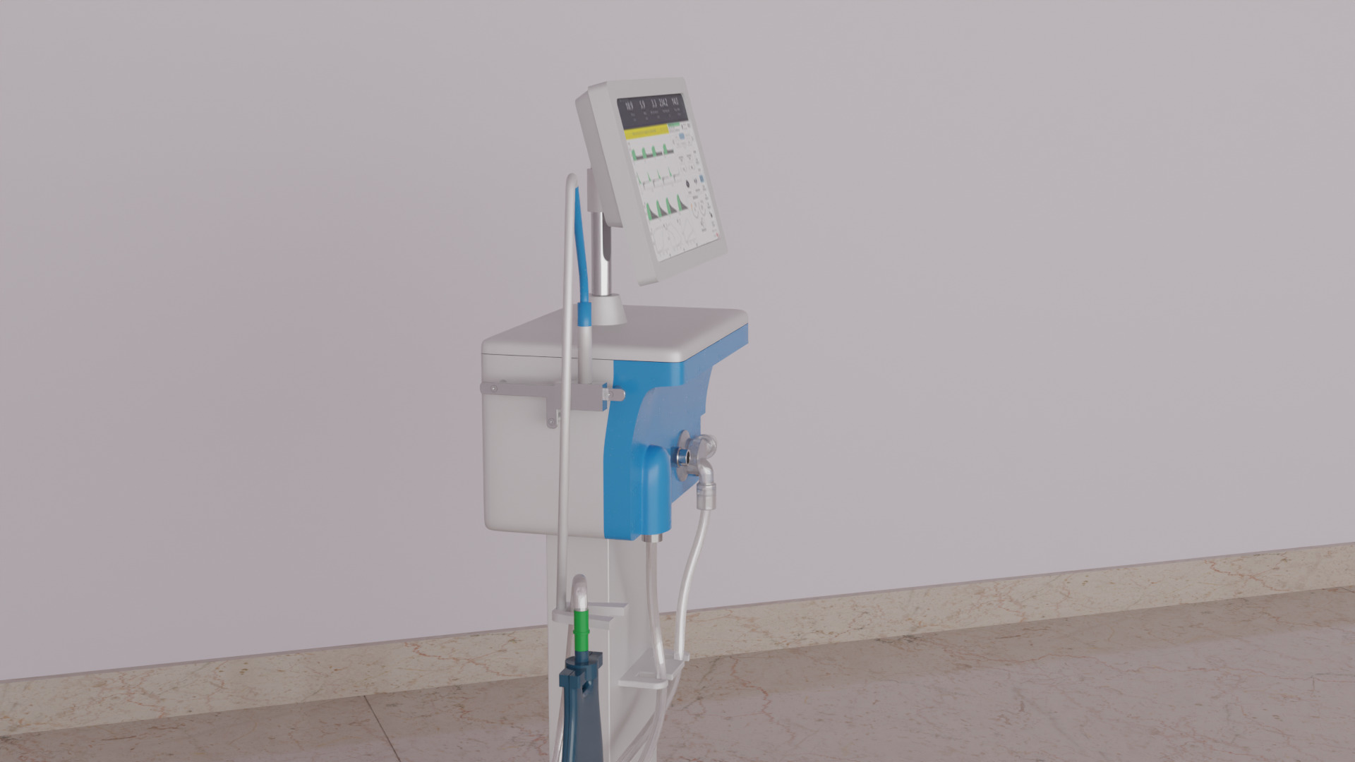 Ventilator Device  3D model_11