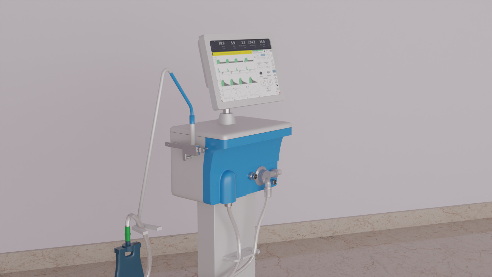 Ventilator Device  3D model_5