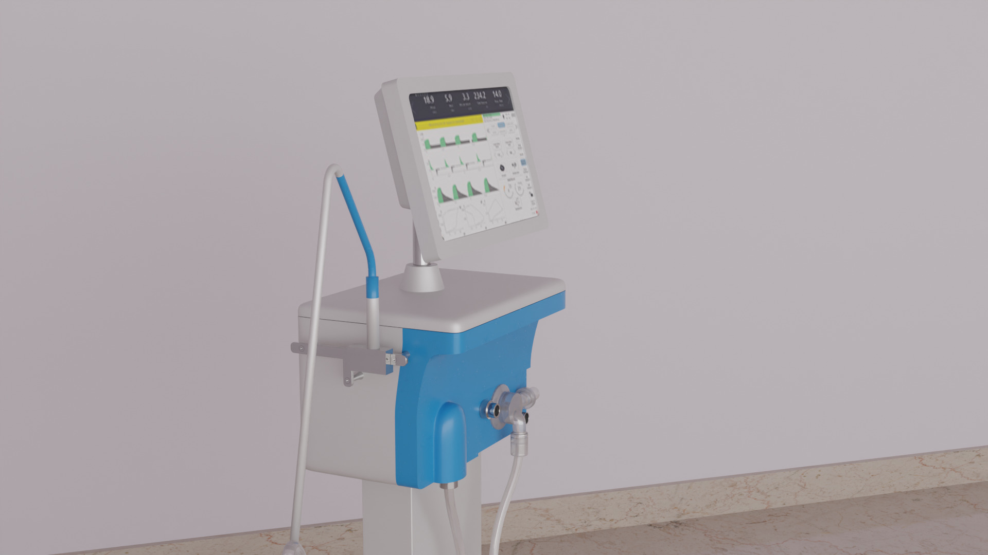 Ventilator Device  3D model_10