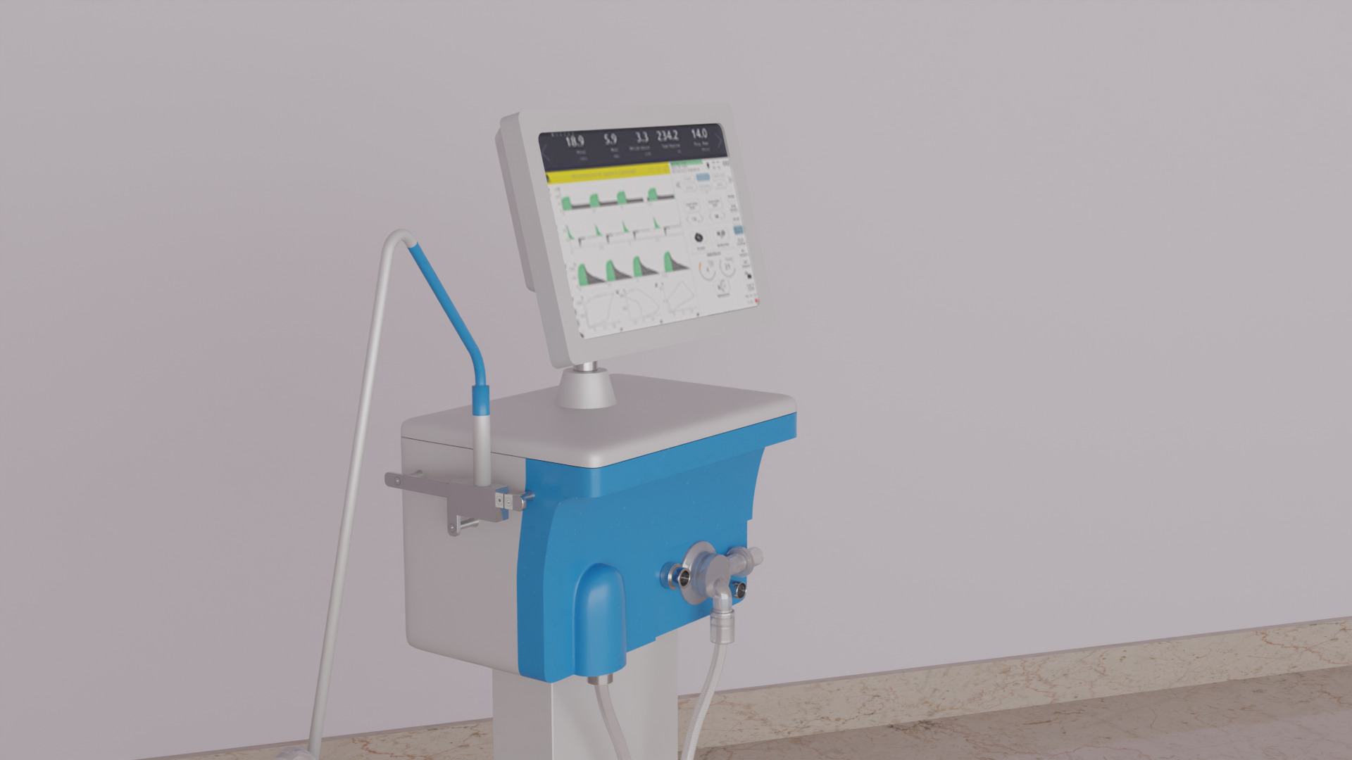 Ventilator Device  3D model_8