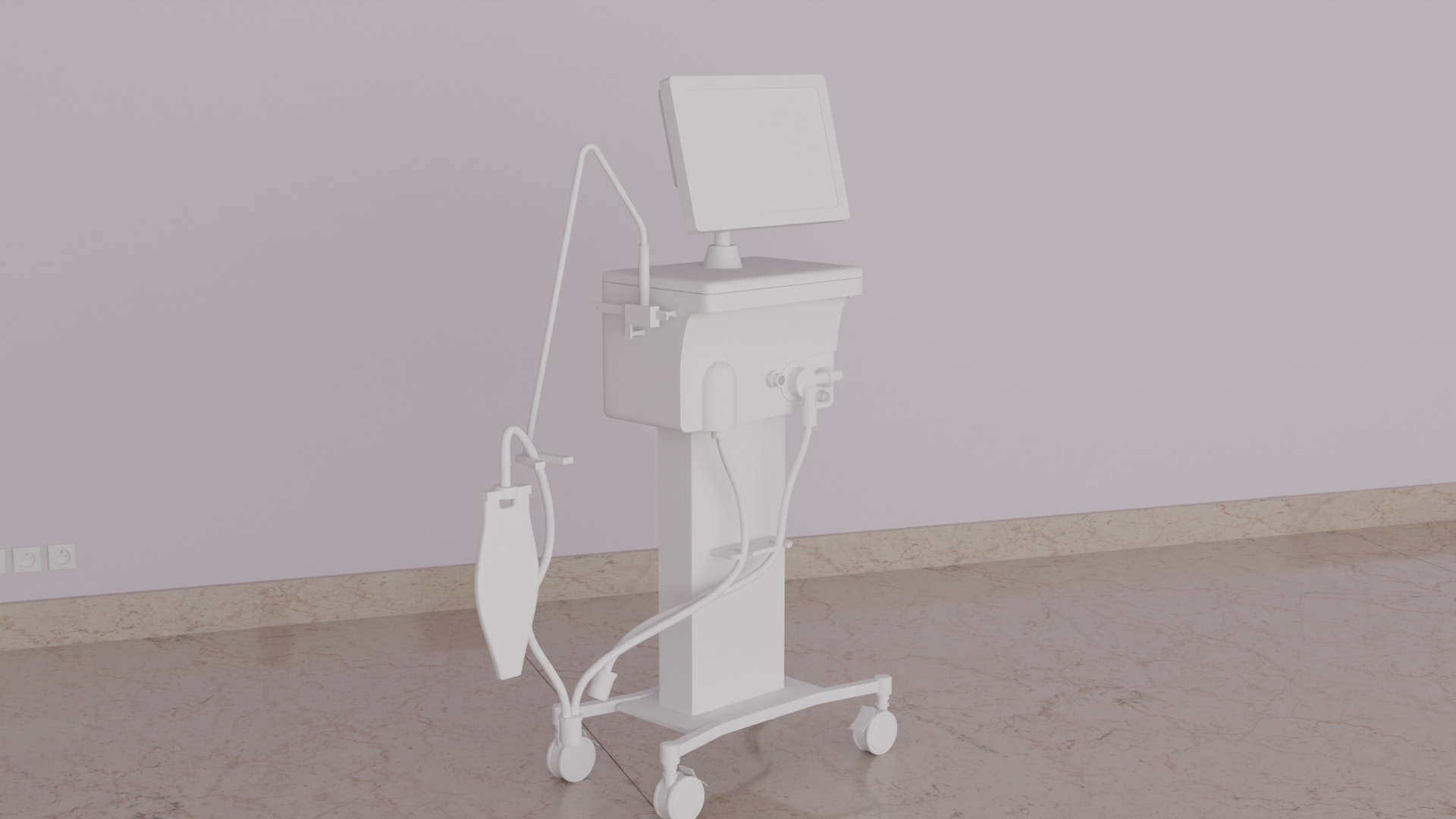 Ventilator Device  3D model_17