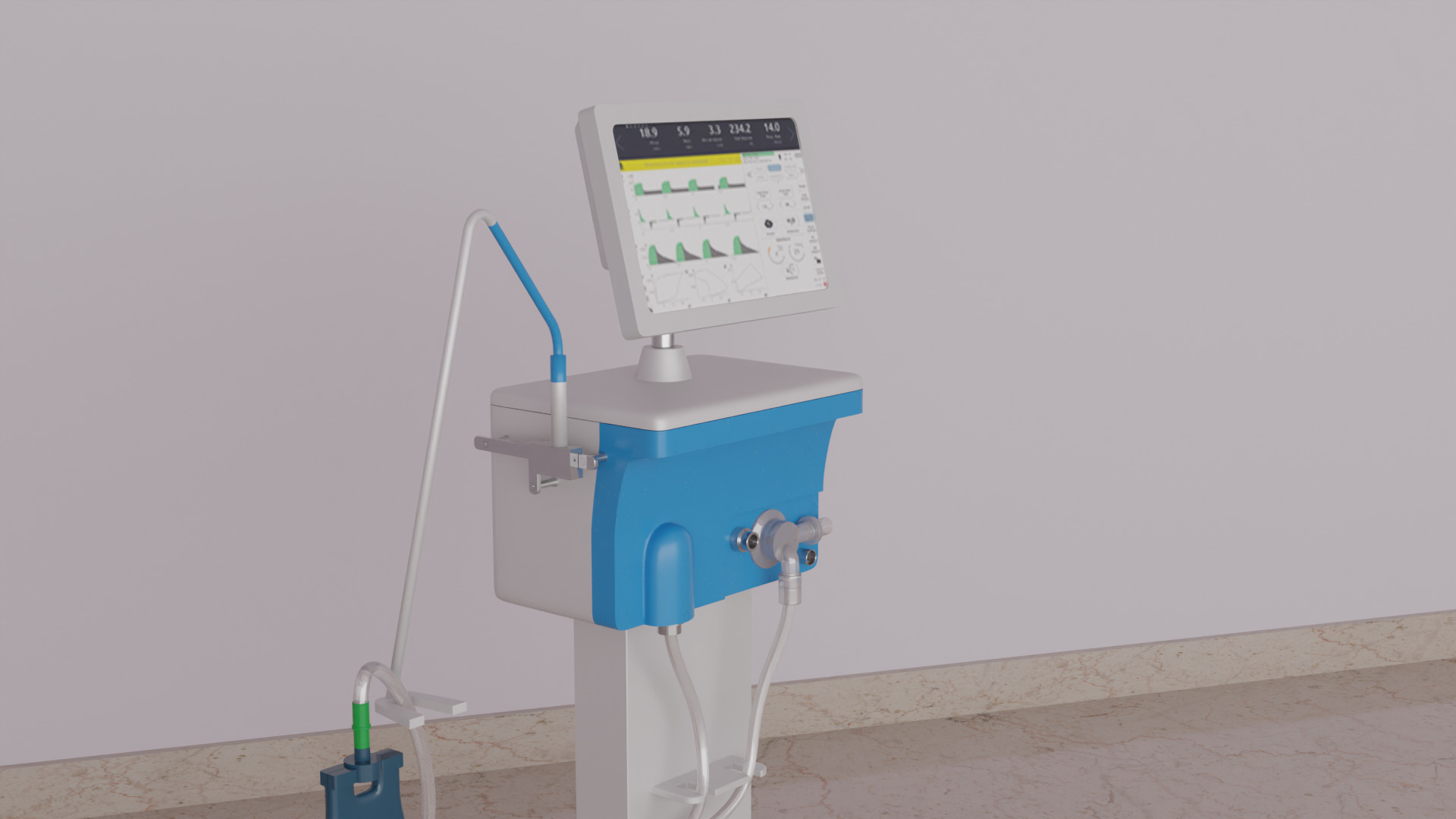 Ventilator Device  3D model_7