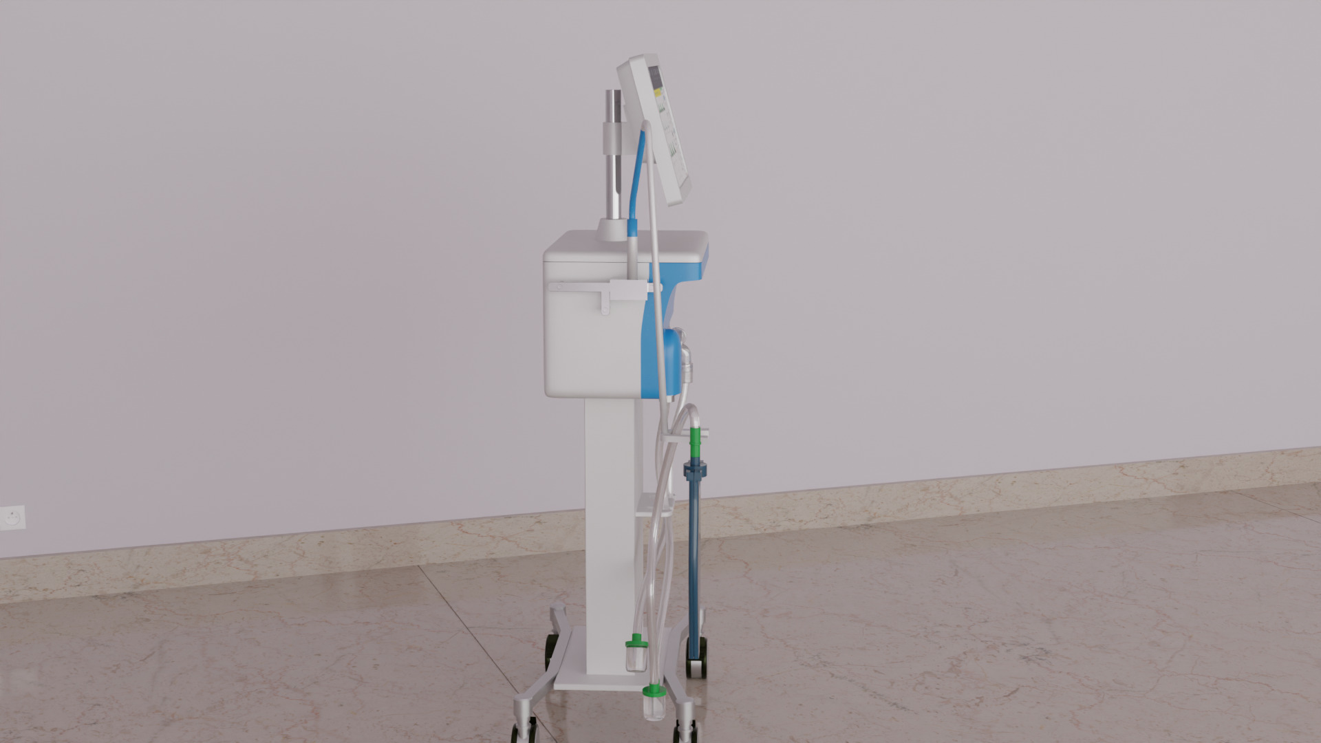 Ventilator Device  3D model_14