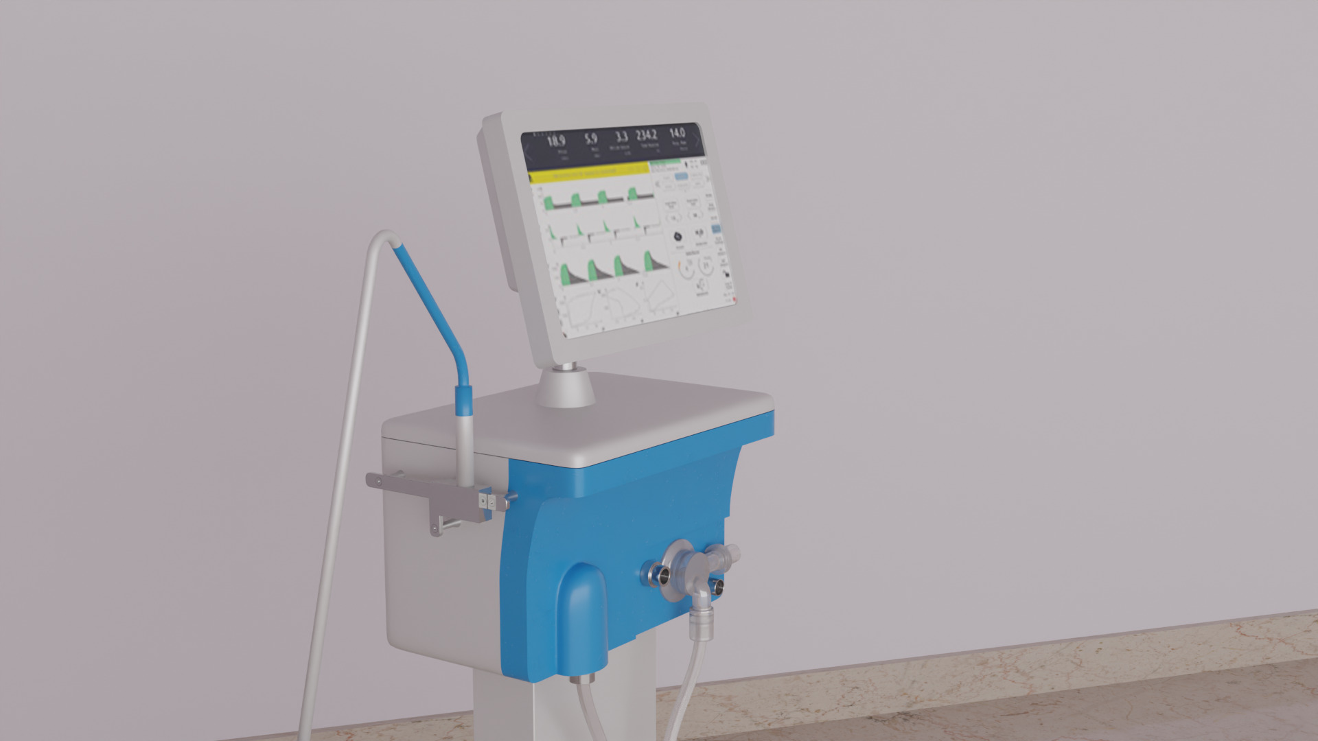 Ventilator Device  3D model_4