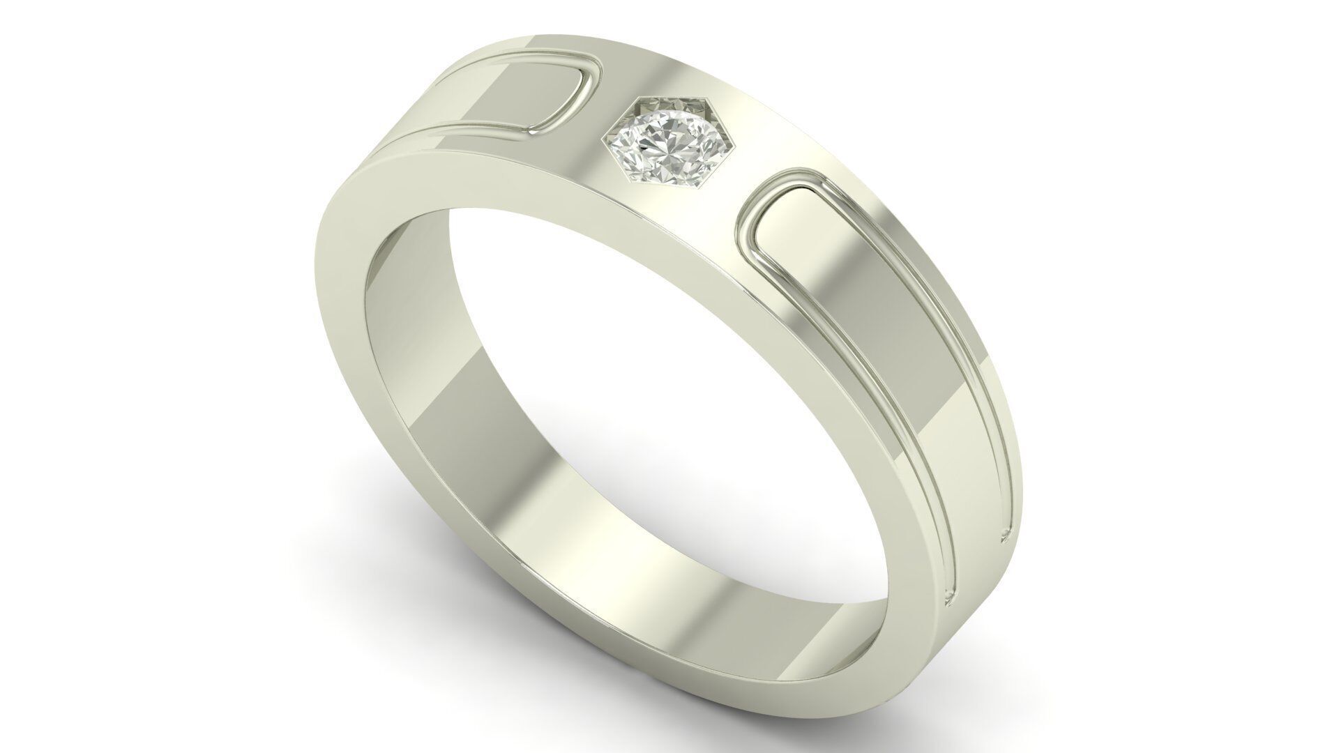 Mens Ring 3D print model_2