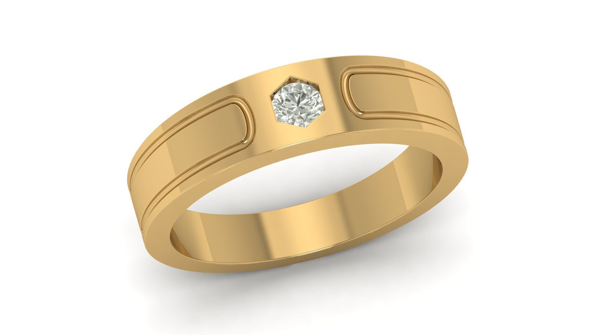 Mens Ring 3D print model_15