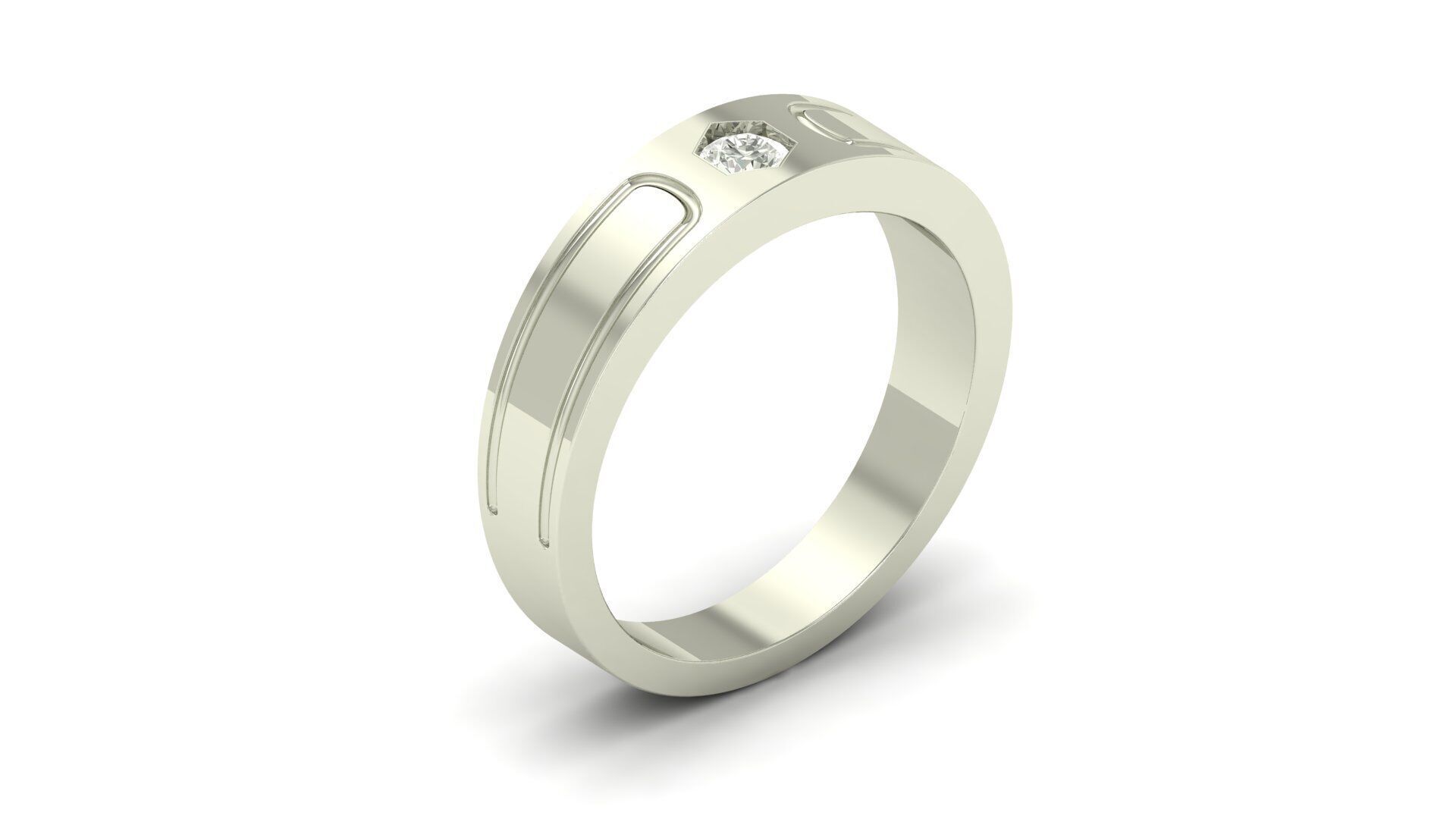 Mens Ring 3D print model_11