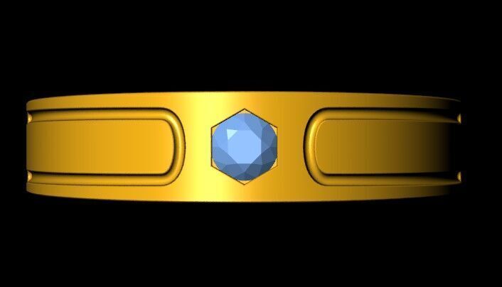 Mens Ring 3D print model_7