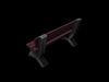 Stylized Wooden Park Bench - AI Low-poly 3D model_1