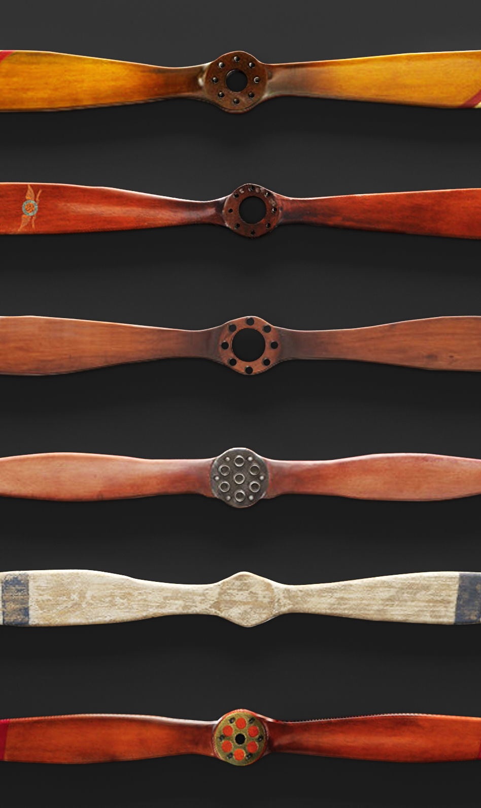 Set propeller by Authentic Models and UMA Enterpri 3D 3D model_3