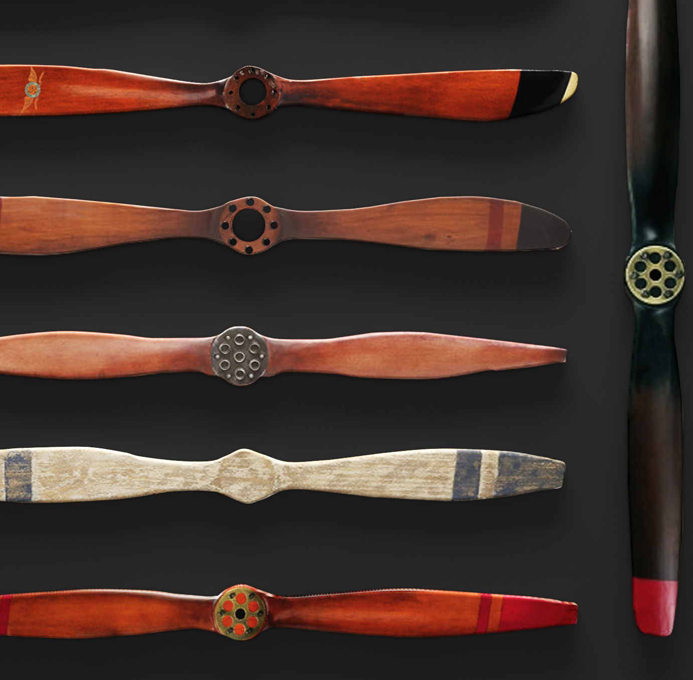 Set propeller by Authentic Models and UMA Enterpri 3D 3D model_7