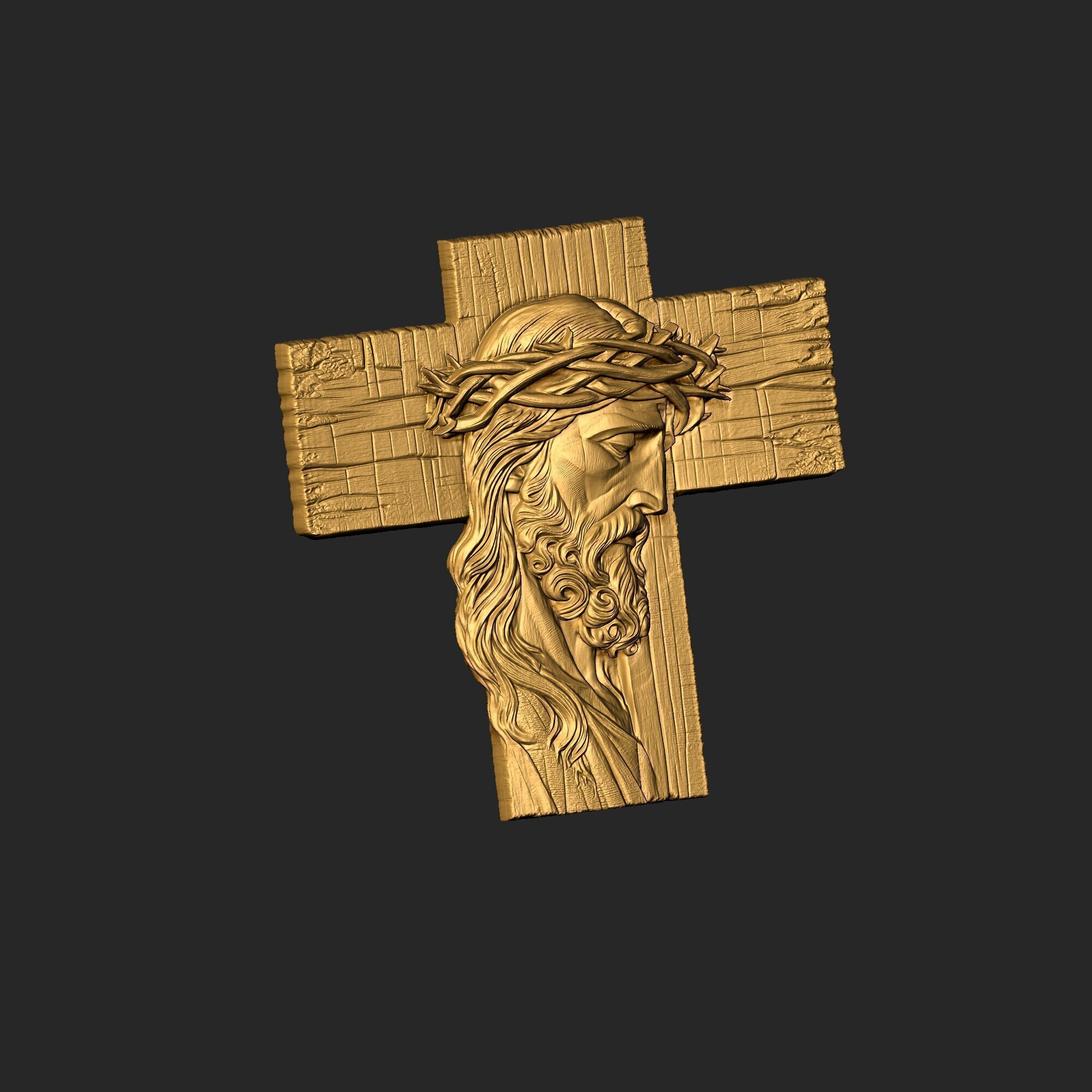 Jesus Cross 04 3D print model_14