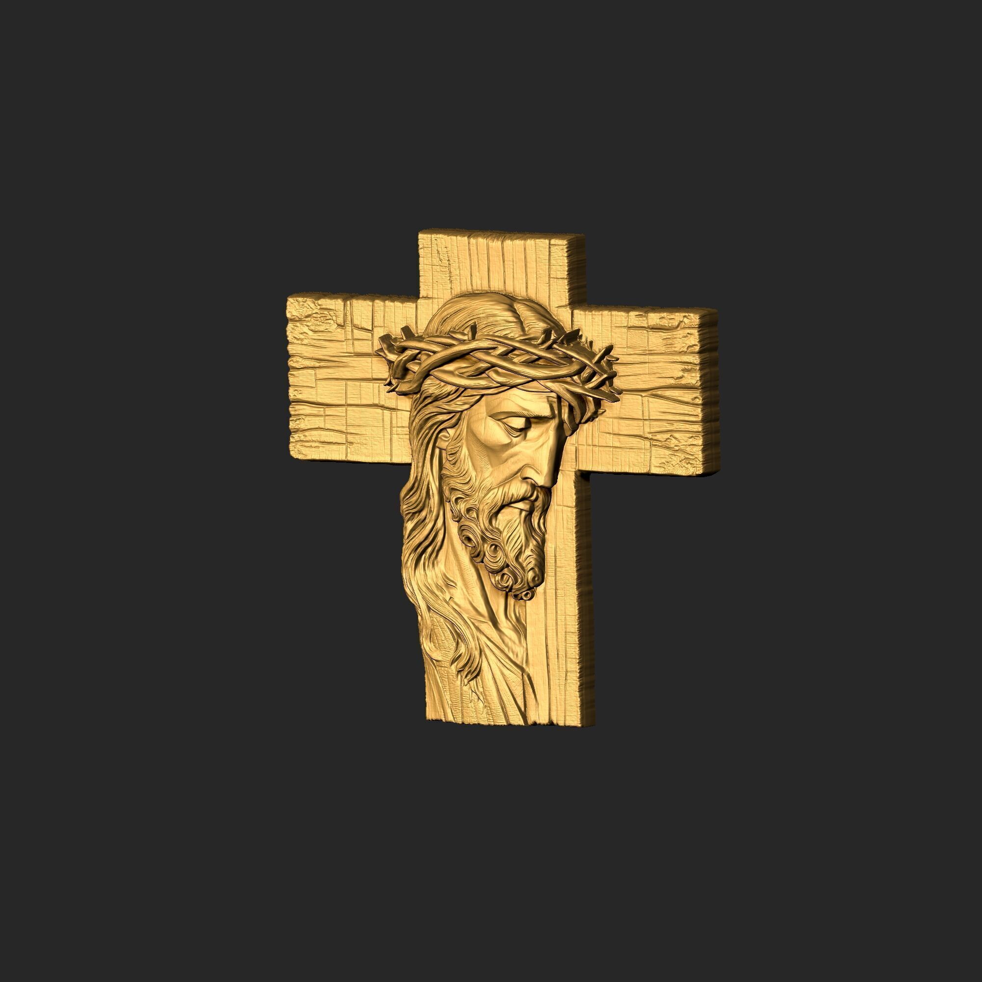Jesus Cross 04 3D print model_4