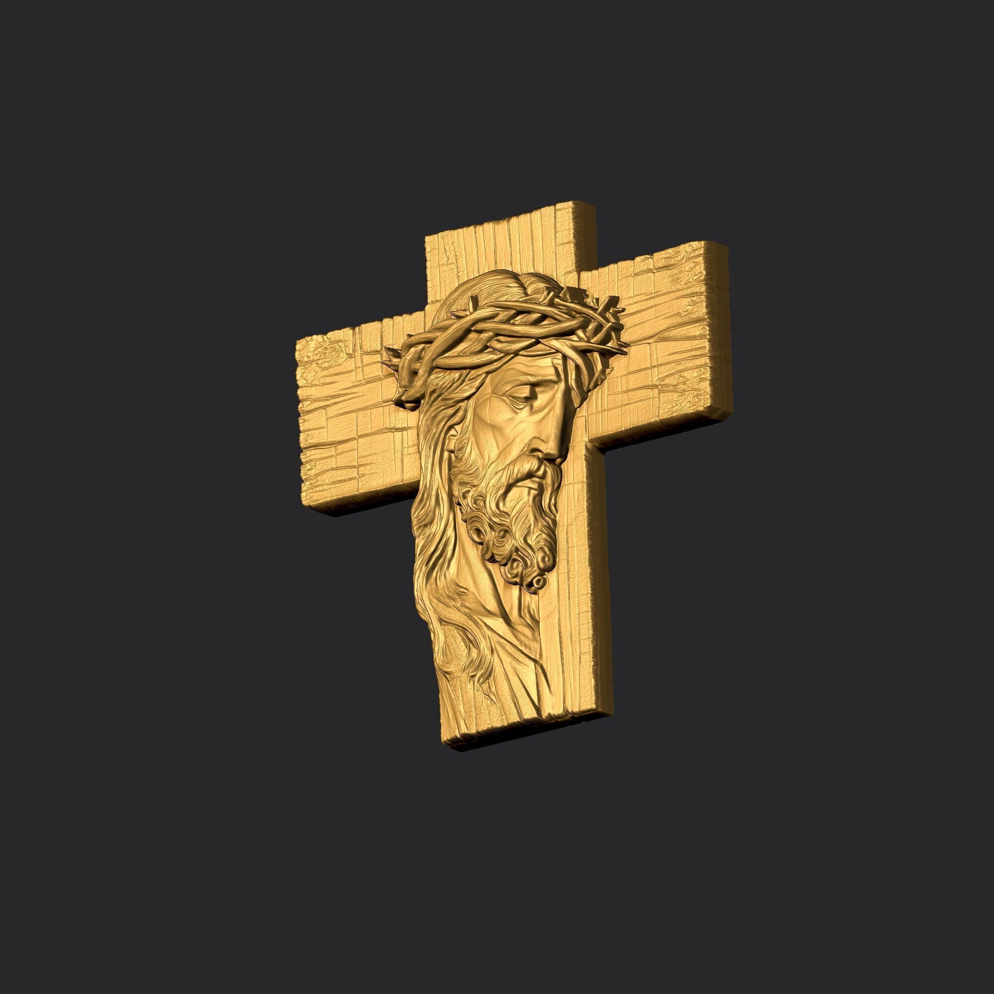 Jesus Cross 04 3D print model_5