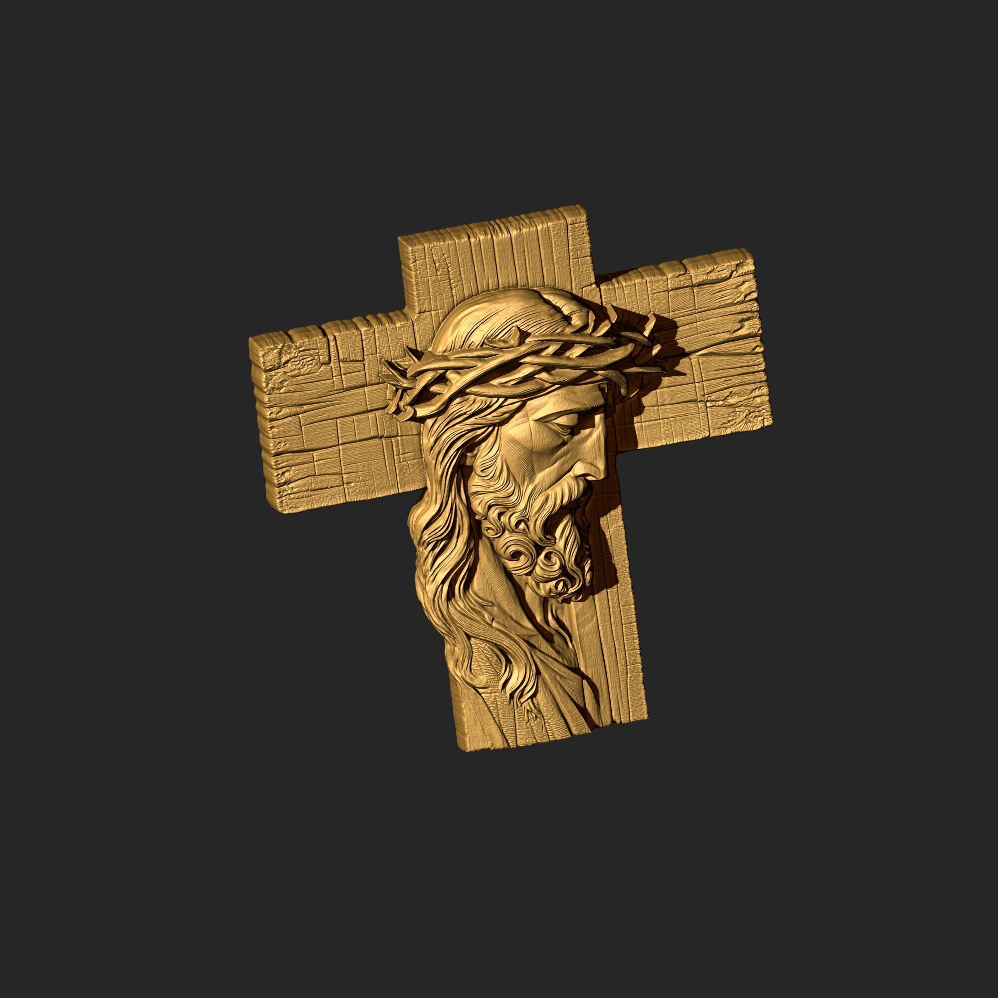 Jesus Cross 04 3D print model_11