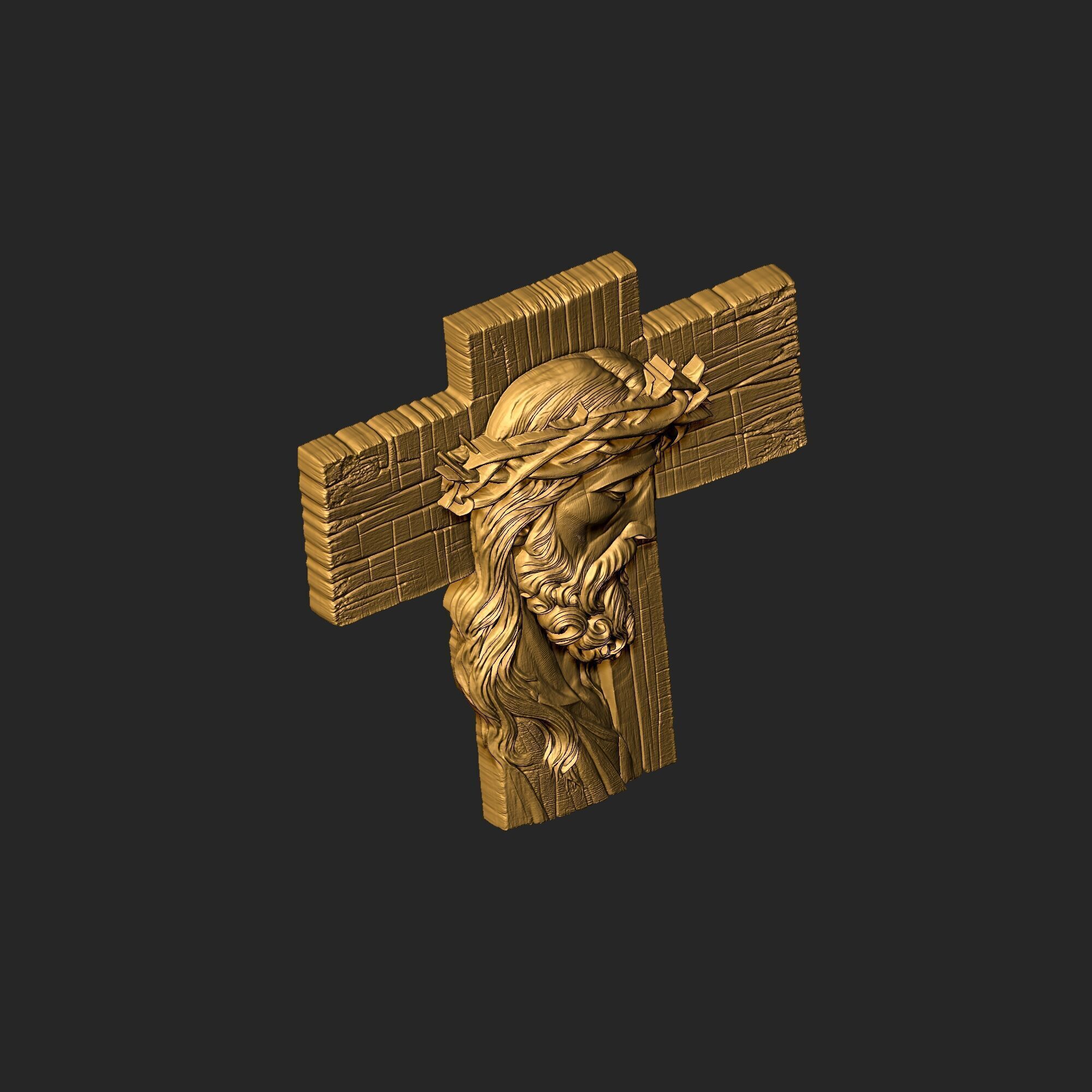 Jesus Cross 04 3D print model_8
